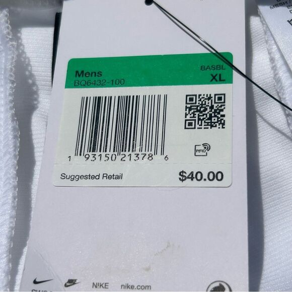 Nike Vapor Select Baseball Pants White Mens Size XL BQ6432-100 - Picture 4 of 6